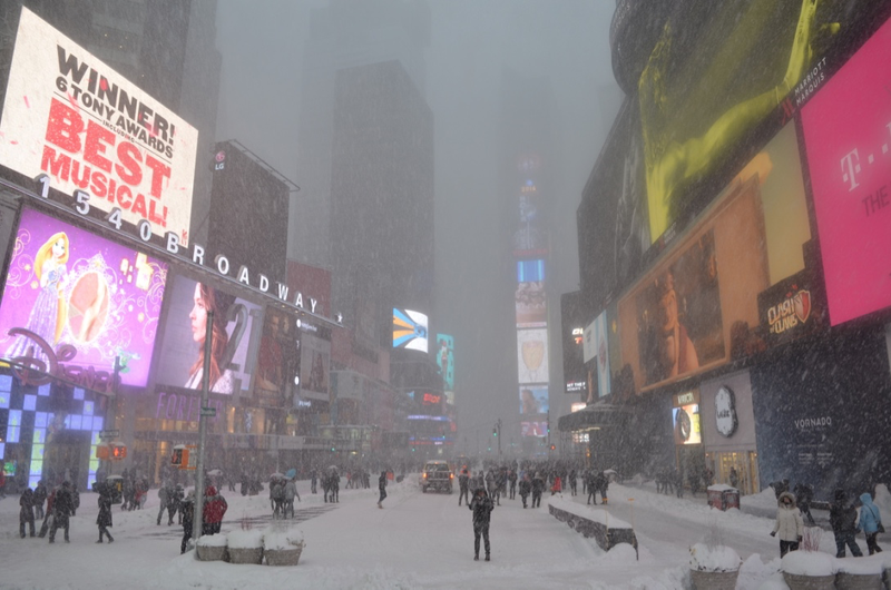 Illustration for article titled On the Ground in New York During a Blizzard